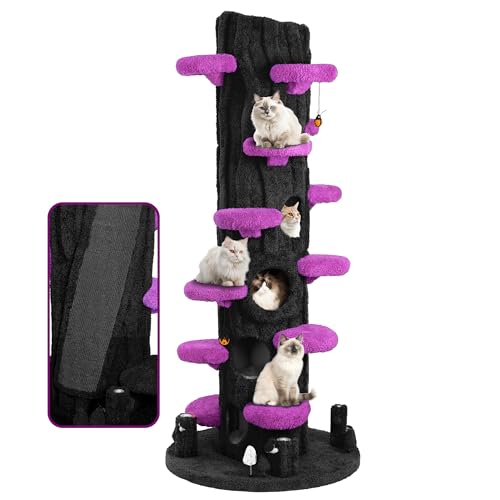 Luxury Cat Tree Tower for Indoor Cats,88.6