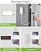 MOCREO WiFi Freezer Thermometer Alarm with Digital Monitor Hub, App and Email Alerts, 2-Year Data Export, No Subscription Fee, 2 Remote Temperature Sensors for Home Refrigerator, Fridge, Freezer