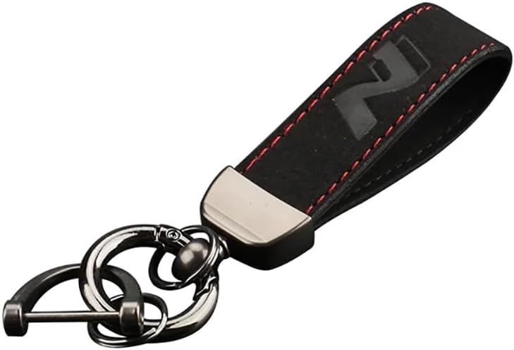 OBONG Llaveros De Coche Key Chain Compatible con para Hyundai I30 2021 Sonata Elantra Veloster Kona Tucson N Line Car Llavero Accesorios Regalos,A-L
