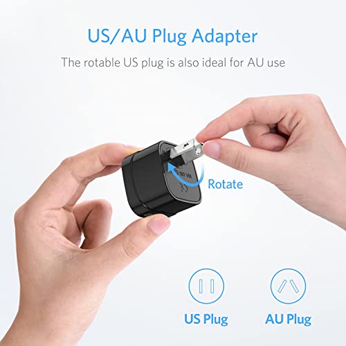 BESTEK Universal Travel Adapter Power Step Down 220V to 110V Voltage Converter with QC3.0 USB Charging Port International Travel Adapter for UK/AU/US/EU/Asia, ETL Listed4