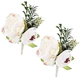 Alta qualità. I nostri fiori decorativi per matrimoni sono realizzati in plastica e tessuto di alta qualità, ecologici, impermeabili, durevoli, non si rompono facilmente, non si staccano o sbiadiscano.