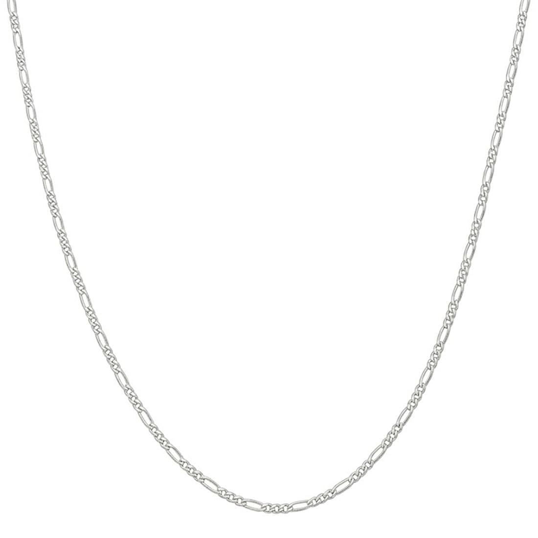 Sleek Flexible Comfortable Unisex Figaro Chain in Pure 92.5 Sterling Silver for Women Girls Men Boys | Chandi ki Chain | With Certificate of Authenticity |-image-49