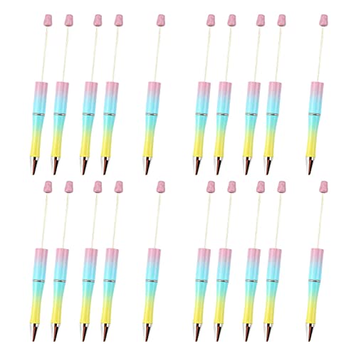 Stylo perle créatif à personnaliser pour cadeau DIY kit de 20 pièces en plastique léger