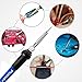 Soldering Iron Kit, 60W Soldering Iron Adjustable Temperature 5-in-1, Solder Wire, Stand, Rosin Paste Flux, Sponge, Fast Heating, Desoldering Electronic Repair DIY Hobby 120V US Plug