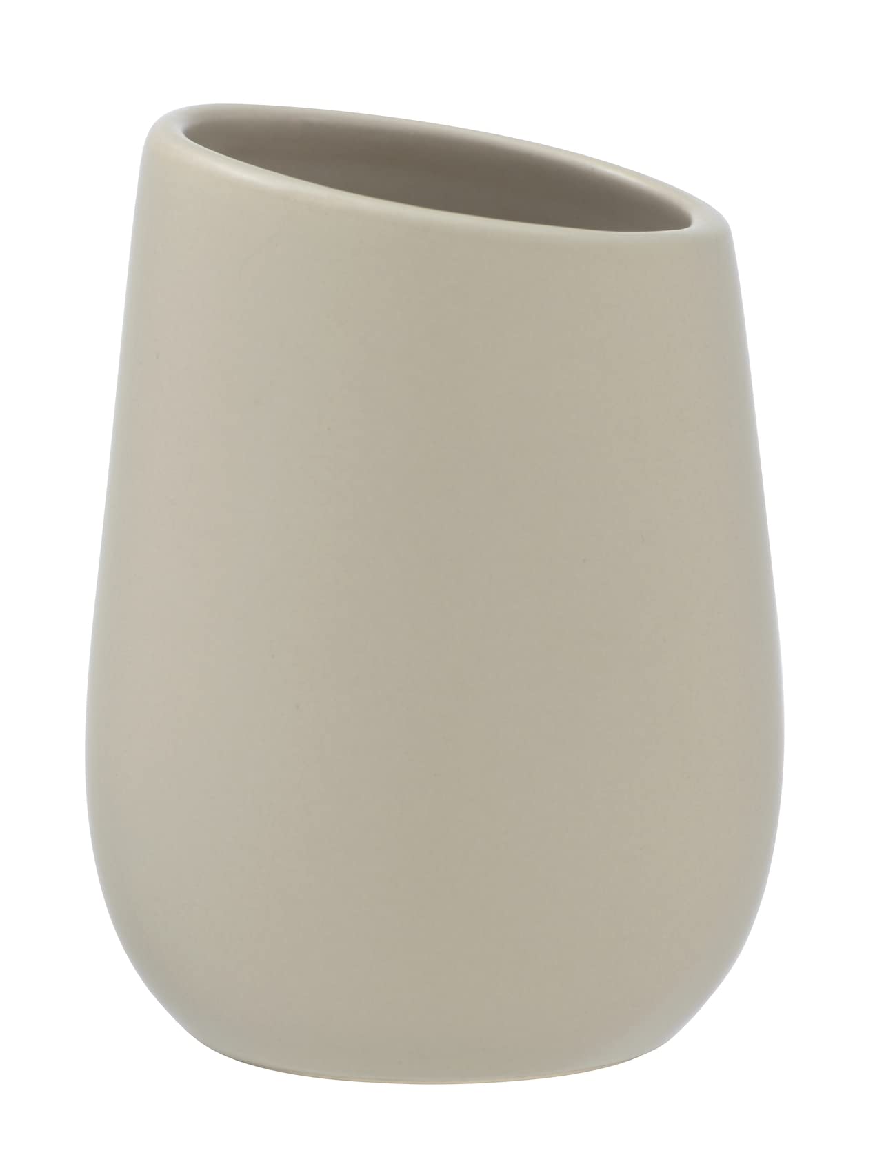 Wenko Badi toothbrush mug, cup made of high-quality ceramic with matt surface - Image 4