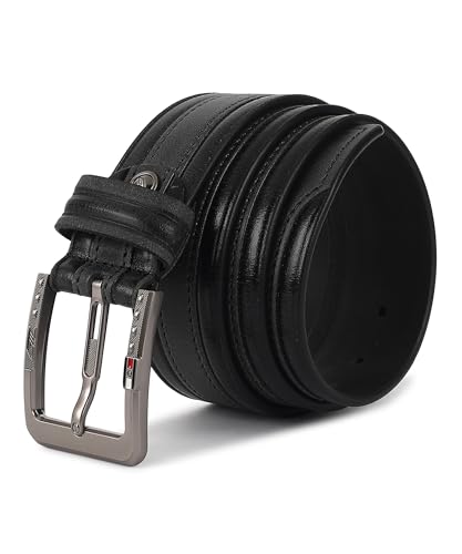 Image of GIL Original Leather Belt for Jeans casual|office wear|branded|black|brown|tan color branded for men Casual Genuine Leather Belt For Men's And Boy's