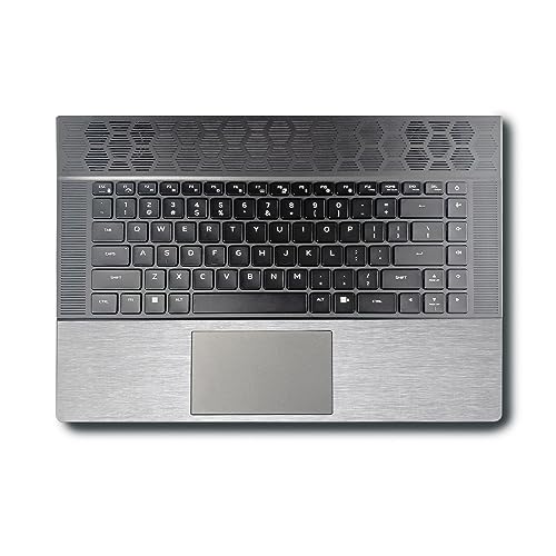 Image of MightySkins Skin Compatible with Alienware X16 R1 (2023) Full Wrap Kit - Brushed Aluminium | Protective, Durable, and Unique Vinyl Decal wrap Cover | Easy to Apply & Change Styles | Made in The USA