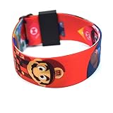 TLDXDOU Anime Supe Mario Ribbon Bracelet, Cartoon Adjustable Wristband for Women, Men, Girls and Boy