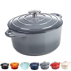 Round Casserole Dish - Cast Iron