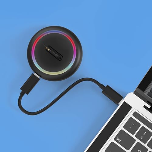 Adaptador Lector M.2 NVMe SSD USB C 10Gbps Toaster Style miniatura 6