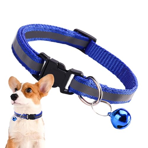 Collares para Mascotas,Collar Reflectante Seguro para Perros - Antimordidas Ligero para Entrenamiento Paseos Diarios Actividades Exteriores Y Seguridad Nocturna
