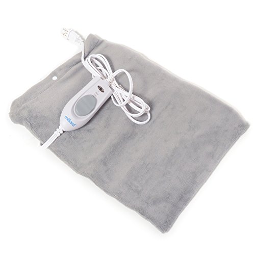 Milliard Electric Therapy Heating Pad for Fast Pain Relief - Gray - 15in