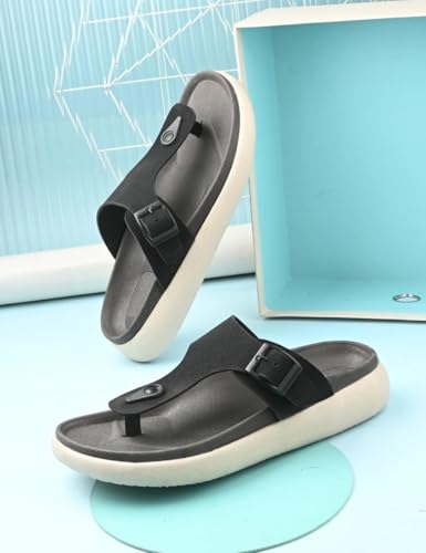 Image of Men Casual Sandals - Comfortable, Lightweight Outdoor & Indoor Footwear - Stylish Summer Sandals for Travel, and Beach