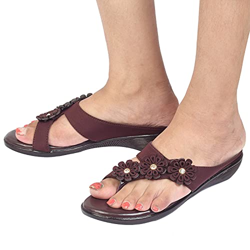 Image of XE Looks Comfortable Soft Wedge Slippers For Women
