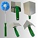 Medusa Stainless Steel Adjustable Drywall Angle Tool with Two in One Reversable Blade with Angle Taping Mud roller with Replaceable Head