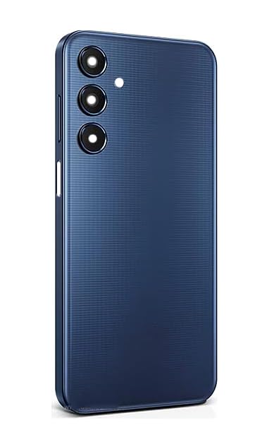 imbi) Compatible with Samsung Galaxy M35 Replacement Full Body, Back Panel with Side Frame, Camera Glass, Power Volume Button Blue-image-7