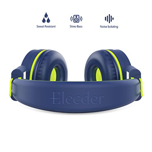 ELECDER i37 Kids Headphones for School Children Girls Boys Teens, Navy by ELECDER - Used condition - Image 3