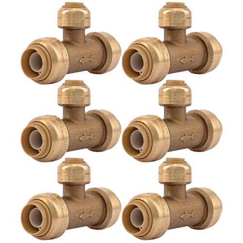 SharkBite 1/2 Inch x 1/2 Inch x 1/4 Inch (3/8