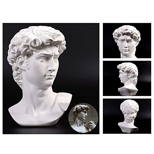 Lkxharleya 6 Inch Classic Greek Michelangelo David Bust Statue Replica Sculpture Figurine For Artist #TOP3
