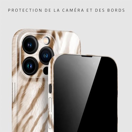Housse iPhone 14 Pro imprimé léopard tigre pour le quotidien - 2