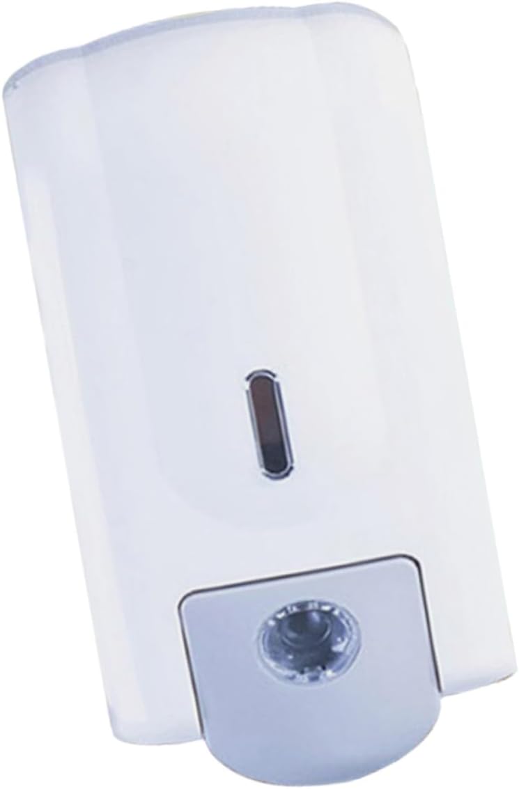 Zerodeko Wall-Mounted Soap Dispenser Refillable Liquid Holder for Home Hotel Versatile Shower Dispenser for Shampoo Conditioner Gel Easy Installation Space-Saving Design White