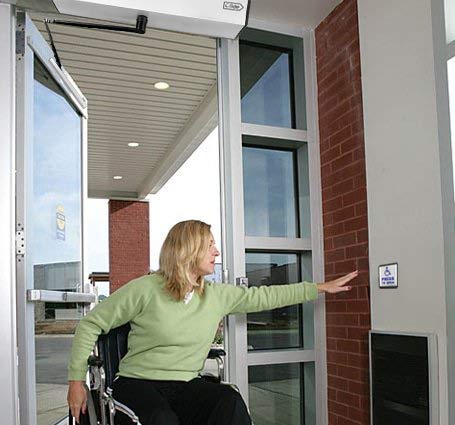 Olideauto Dsw120 Residential Handicap Swing Door Opener With 2Pcs 304 Stainless Steel Hardwired Handicap Push Buttons+1Pcs Stainless Dc12V 550Lbs Fail Safety Electric Lock #TOP1