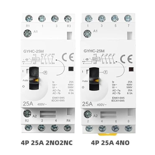 Contacteur CA à commande manuelle 63A pour sécuriser vos circuits haute puissance - 5