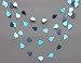 Raindrop garland, Paper raindrops, Raindrop paper garland, Nursery decor, April showers, Spring garland, Raindrop baby shower