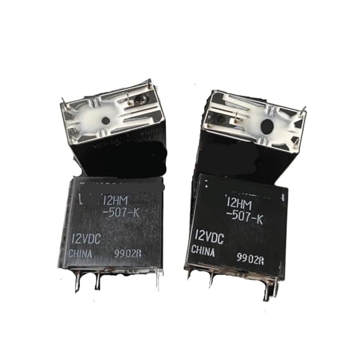 Relé 12V 12HM-507-K de 4 pines para circuitos impresos y automatización industrial