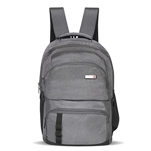 Image of Zipline 35 Ltr, 19 inch Grey Laptop Backpack for Men & Women college girls boys fits 15.6 inch laptop macbook pro /tablet polyester Airline carry-on size