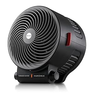 MACOM Enjoy & Relax 938 Tornado Heater Krachtige ventilatorkachel met omgevingsthermostaat, 2 warmtesterktes, veiligheidsapparaat, kantelbeveiliging