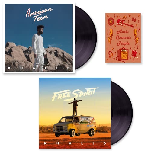Khalid 'American Teen' And 'Free Spirit' Complete Studio Album Collection + Including Bonus Art Card image 3