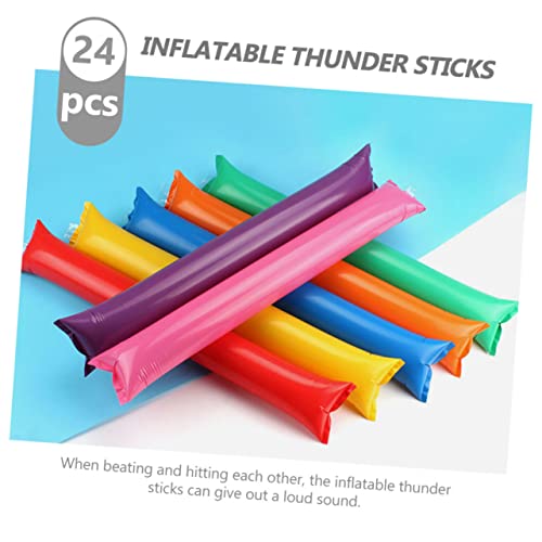 GANAZONO Bastões De Torcida Infláveis 120 Peças Acessórios Esportivos Criador De Ruído Inflável Even