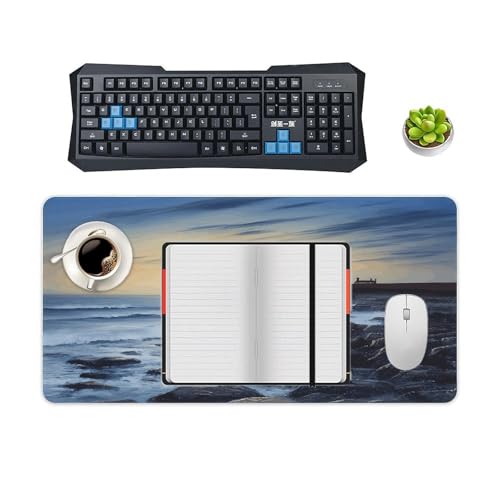 The Seaside Lighthouse Desk Pad 12x24 inch miniatura 4