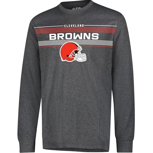 Ultra Game Men's NFL Official Super Soft Game Day Long Sleeve T-Shirt