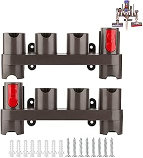 RTop Docking Station Accessory Holder Attachments Organizer for Dyson V15 V12 V11 V10 V8 V7 SV10 SV11 Vacuum Cleaner Accessories Tools (2 Pack, 10 Storage Sockets)