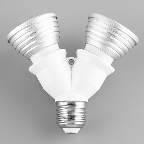 Leoboone E27 a E27-One-Two Diviso lampadina Base Y...