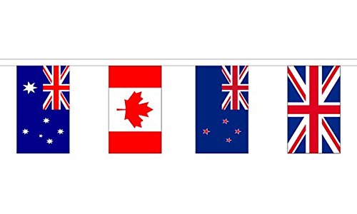Commonwealth Bunting 16m (54 flags)