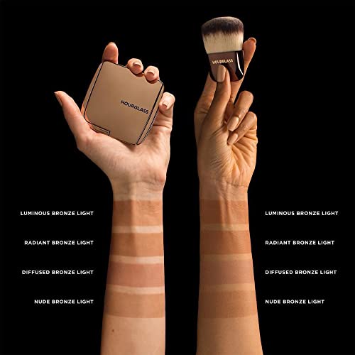 Hourglass Ambient Lighting Bronzer in Luminous Bronze Light. Highlighting Bronzer for a Natural Sun-Kissed Glow