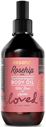 Essano Certified Organic Rosehip Body Oil, 100ml (3.4 oz)