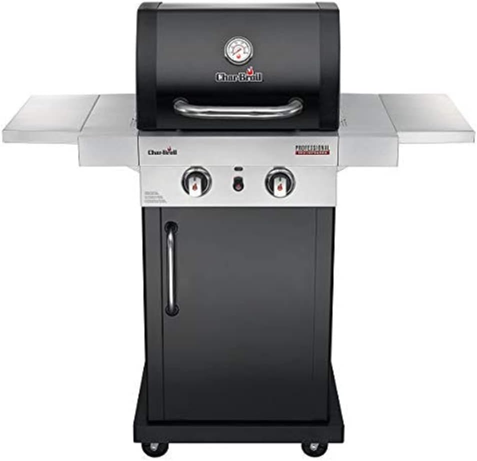 Char-Broil Gas BBQ Professional 2200 B - 2-burner Barbecue with TRU-Infrared Technology - Ideal for Outdoor Cooking, Garden, Balcony and Patio