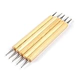 Aeromdale 2-Wege-Punktierstift für Strasssteine, Edelsteine, Nageldesign, Marmorierwerkzeug zum...