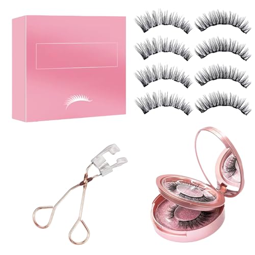 Cosmeria Cils Magnétiques Artificiels Pour Un Look Naturel, Faux Cils Avec Aimant Pour Une Application Facile, Parfait Pour Le Quotidien