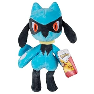 Pokémon 8″ Riolu Plush – Officially Licensed – Lucario Evolution Figure – Authentic Soft Stuffed Animal Toy – Gift for Kids, Boys, Girls – 2+