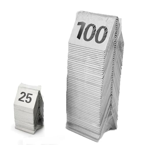 Numéros de table style tente et cartes numérotées double face pour sièges de restaurant