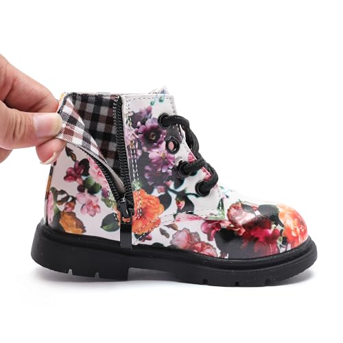 Kids Boots Girls Boys Shoes Side Zipper Cute Ankle Boot(Toddler/Little Kid)4