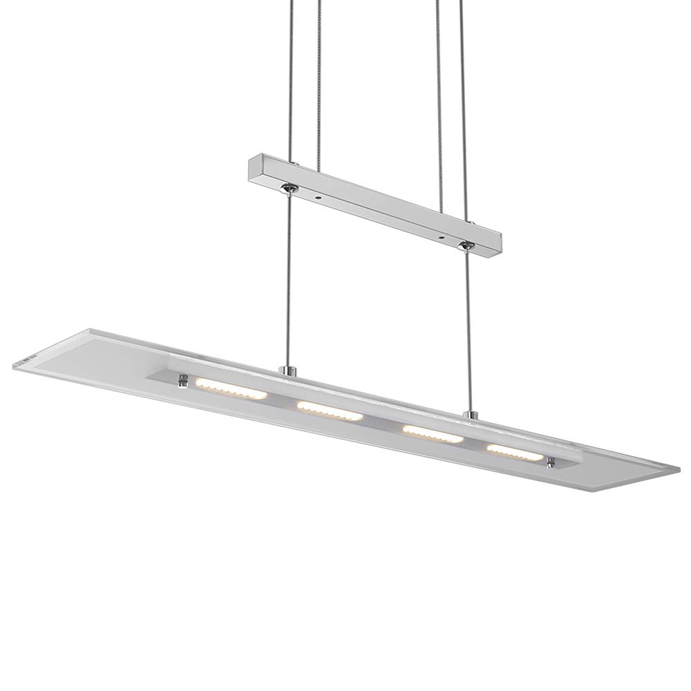Monzana Lámpara colgante de techo Luz LED 20W Blanco cálido 3000K Plafón IP20 con Atura ajustable