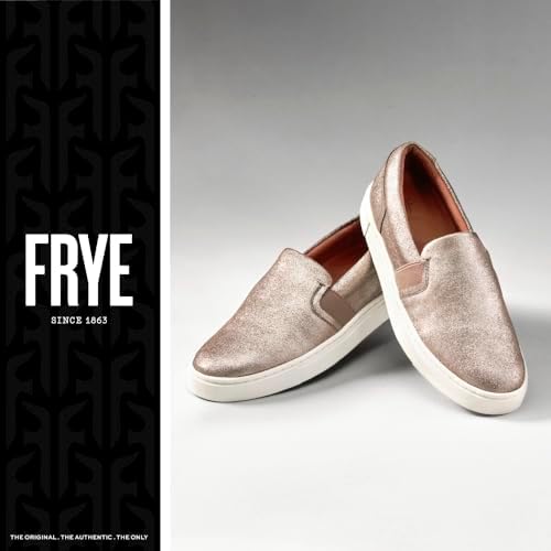 Frye Ivy Slip-On Shoes for Women Featuring Soft Leather with Thick Rubber Outsole, Removable Molded Footbed, and Padded Collar and Vamp – ½” Heel Height, Cognac - 10M | Image 3
