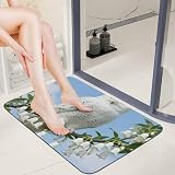 PNOMEDPKJ Diatomaceous Stone Snowy Owl Mat