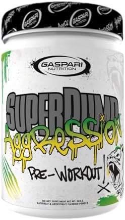 Gaspari Nutrition SuperPump Aggression Pre-Workout: Energy, Focus, Endurance and Recovery, with Creatine and Caffeine (25 Servings, Grizzly Gummy)